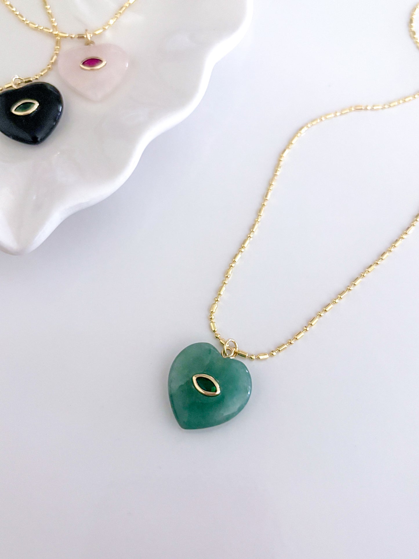 Heart Stone Necklace