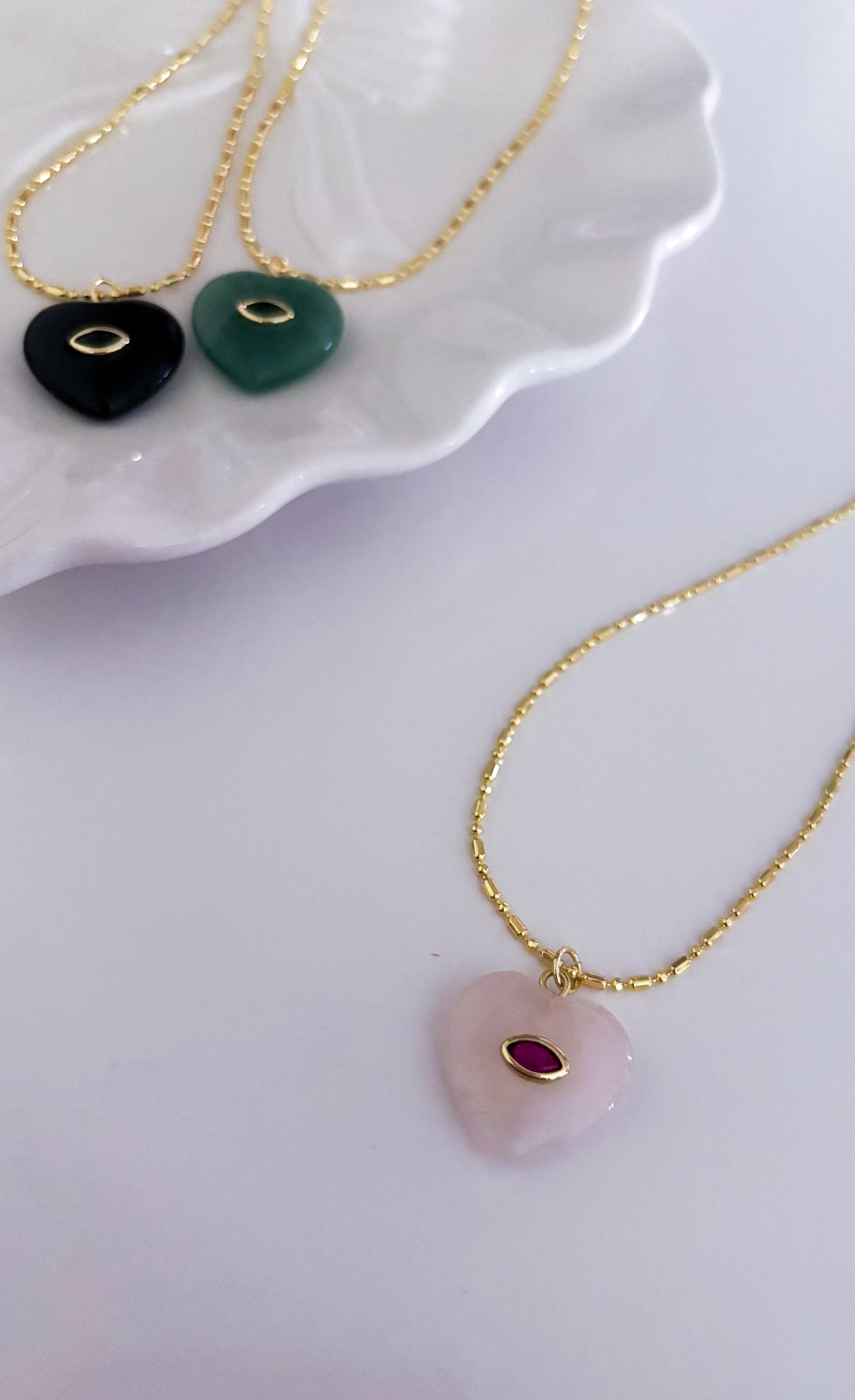Heart Stone Necklace