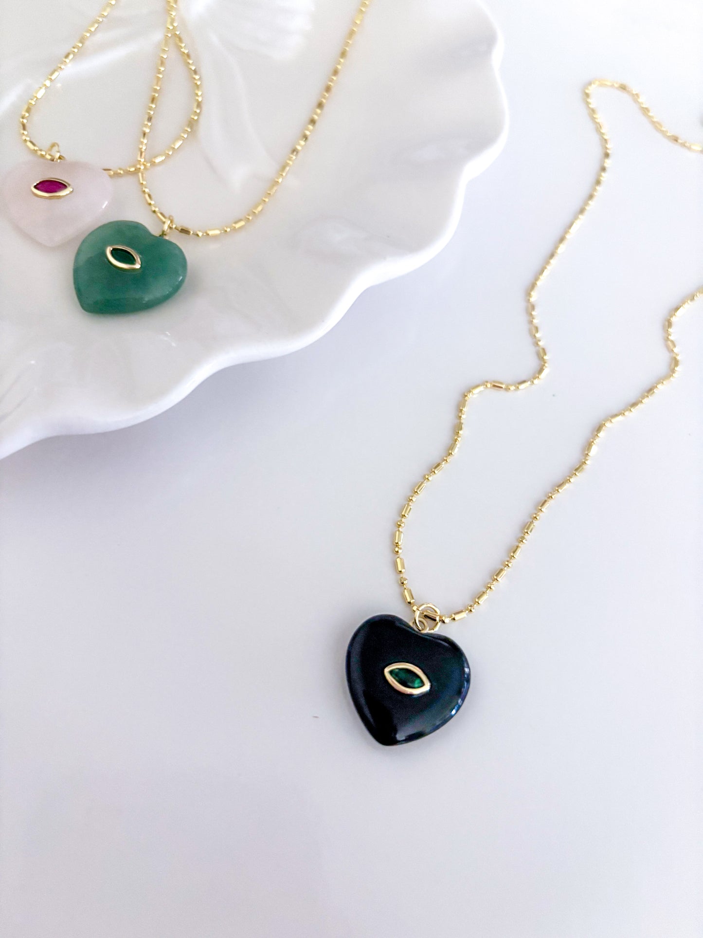 Heart Stone Necklace
